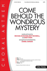 Come, Behold the Wondrous Mystery SATB choral sheet music cover